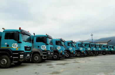 Transport de matériaux de construction (sable, latérite, gravier, béton, enrobé, etc.)